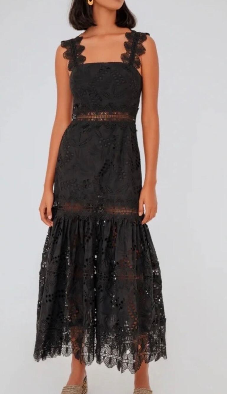 WAIMARI Sireneuse Lace Midi Dress Sz. L
